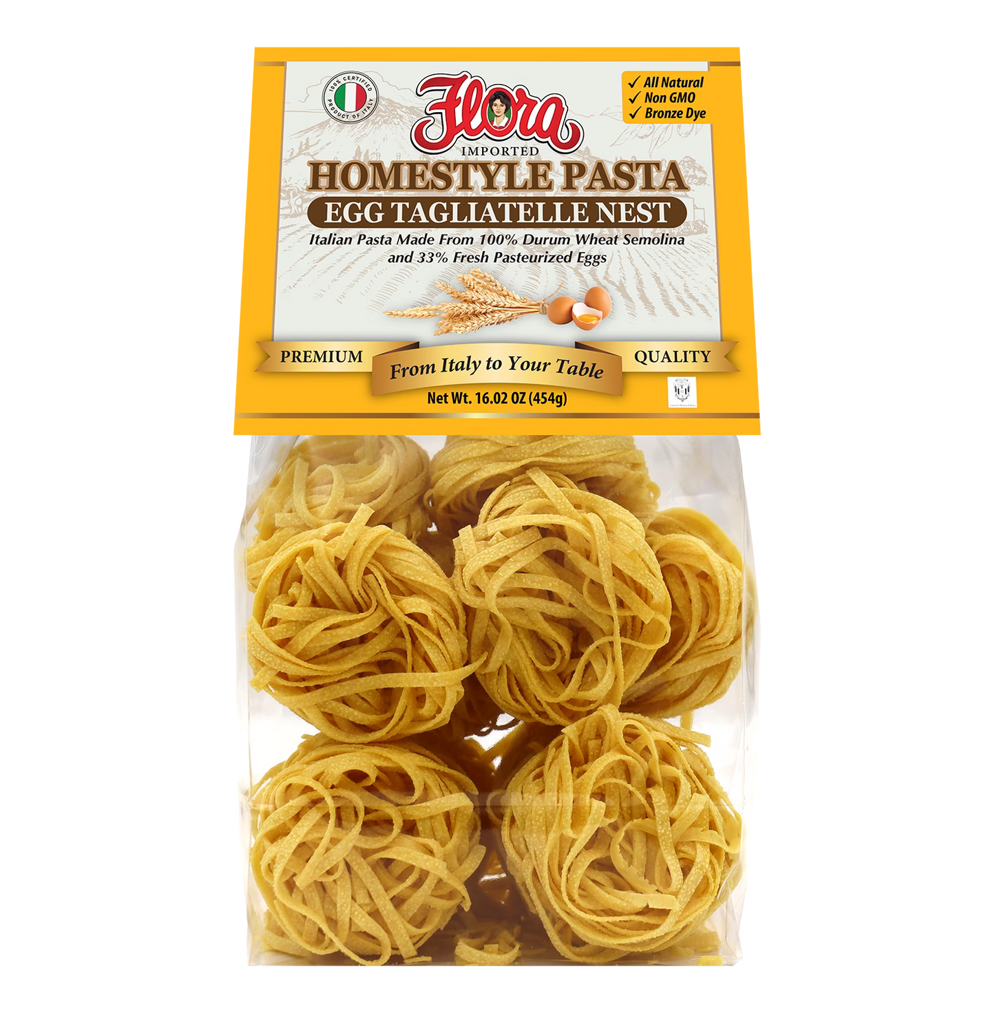 Homestyle Egg Tagliatelle Pasta Nest - 16.02 oz