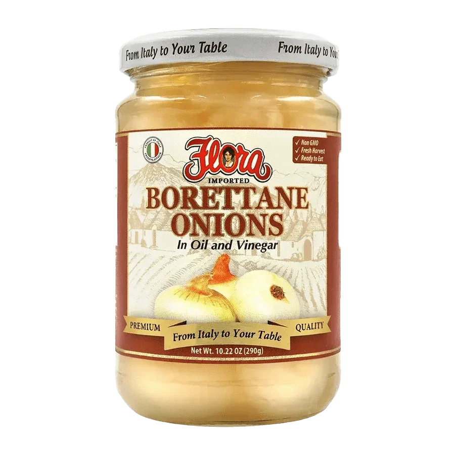 Borettane Onions - In Oil and Vinegar - 10.22 oz