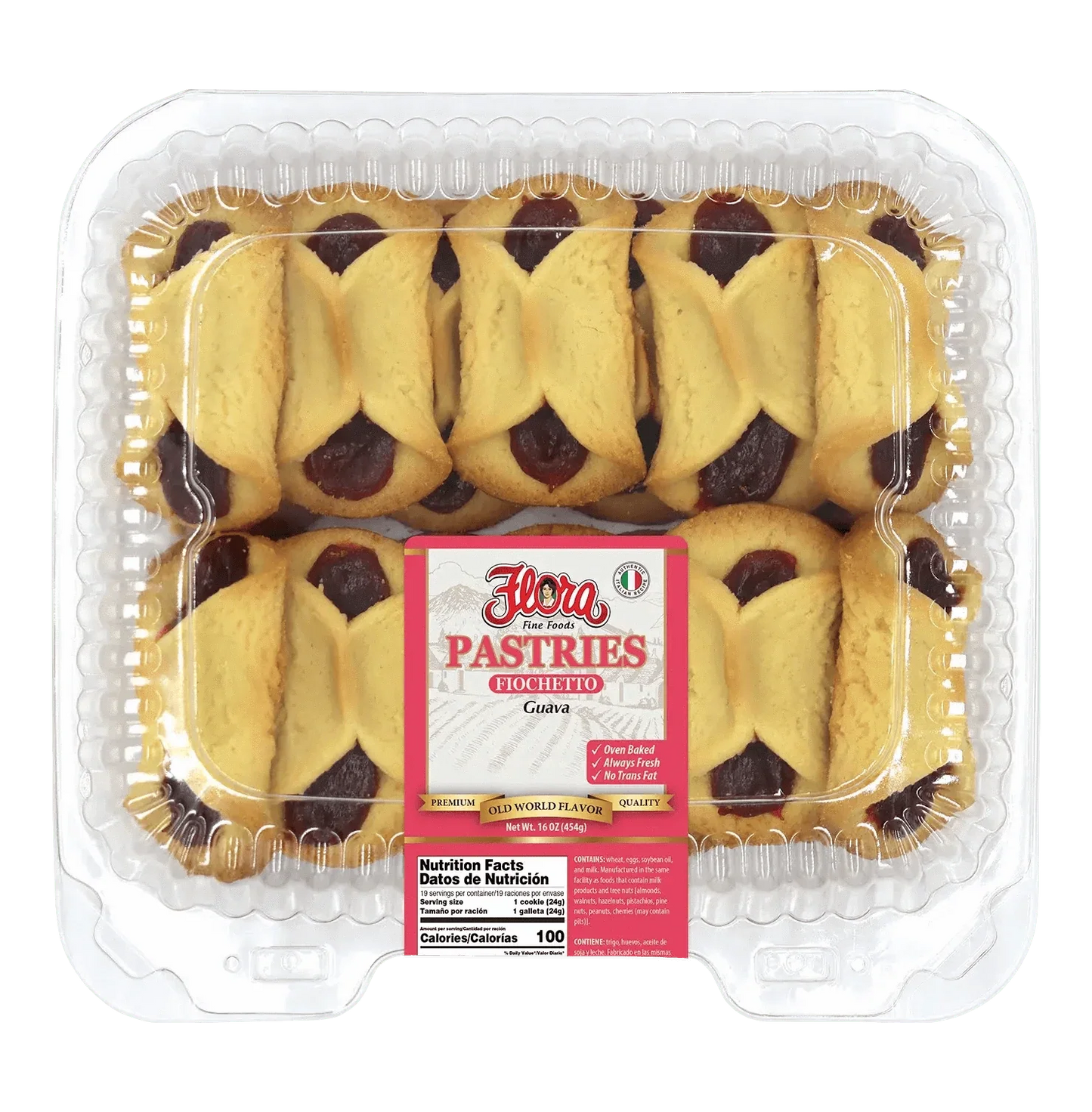 Fiocchetto Guava - Pastries - 10.6 oz