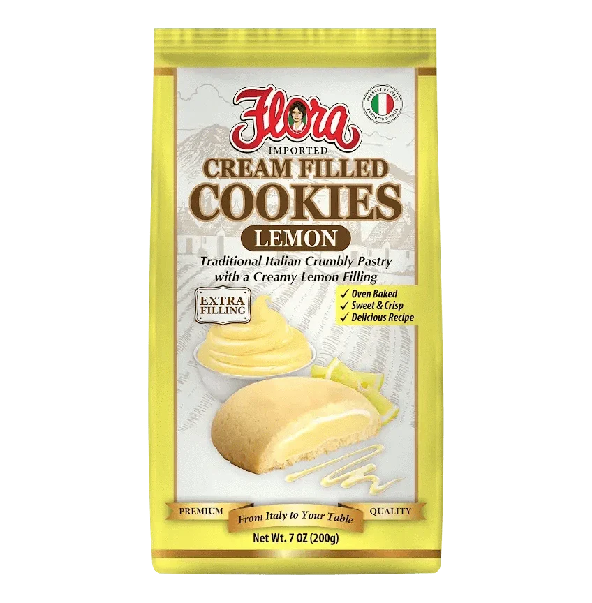 Cream Filled Cookies - Lemon - 7.07 oz