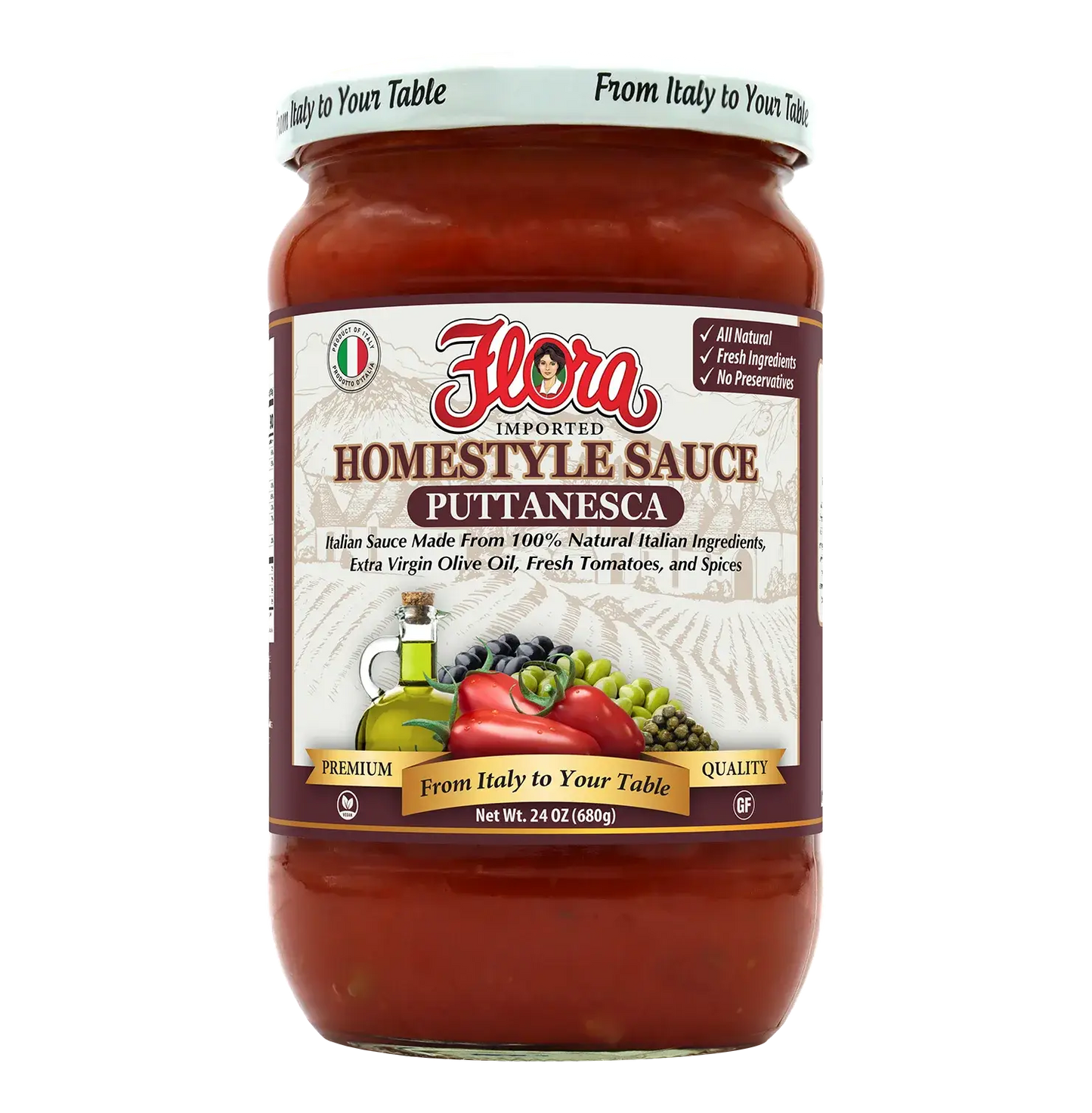 Homestyle Puttanesca Sauce - 24 oz