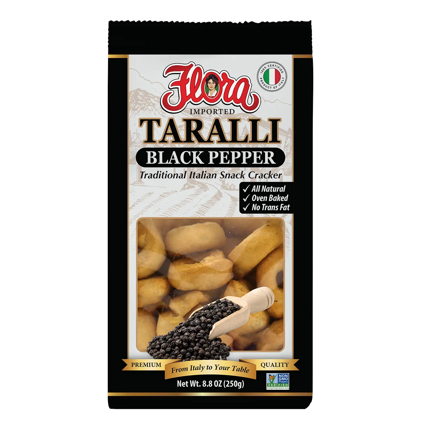 Taralli - Black Pepper - 8.8 oz