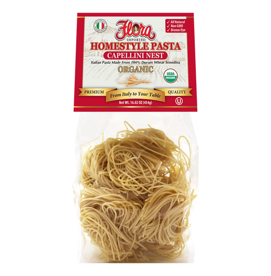 Homestyle Capellini Pasta Nest - Organic - 16.02 oz