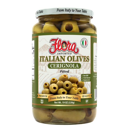 Cerignola Olives - Pitted - 19 oz
