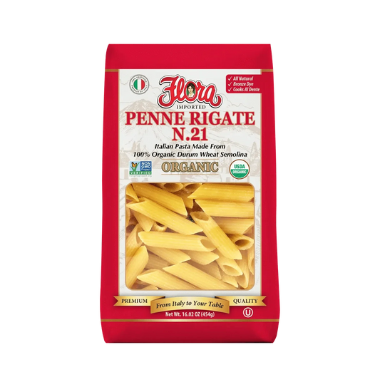 Penne Rigate Pasta No. 21 - Organic - 16.02 oz