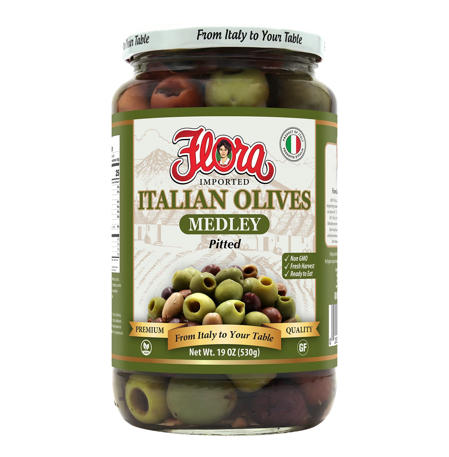 Italian Olives Medley - Mixed Varieties - 19.4 oz