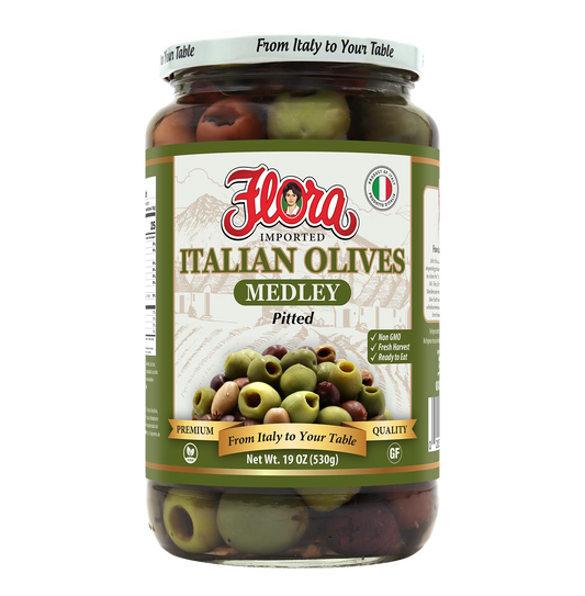 Italian Olives Medley - Mixed Varieties - 19.4 oz