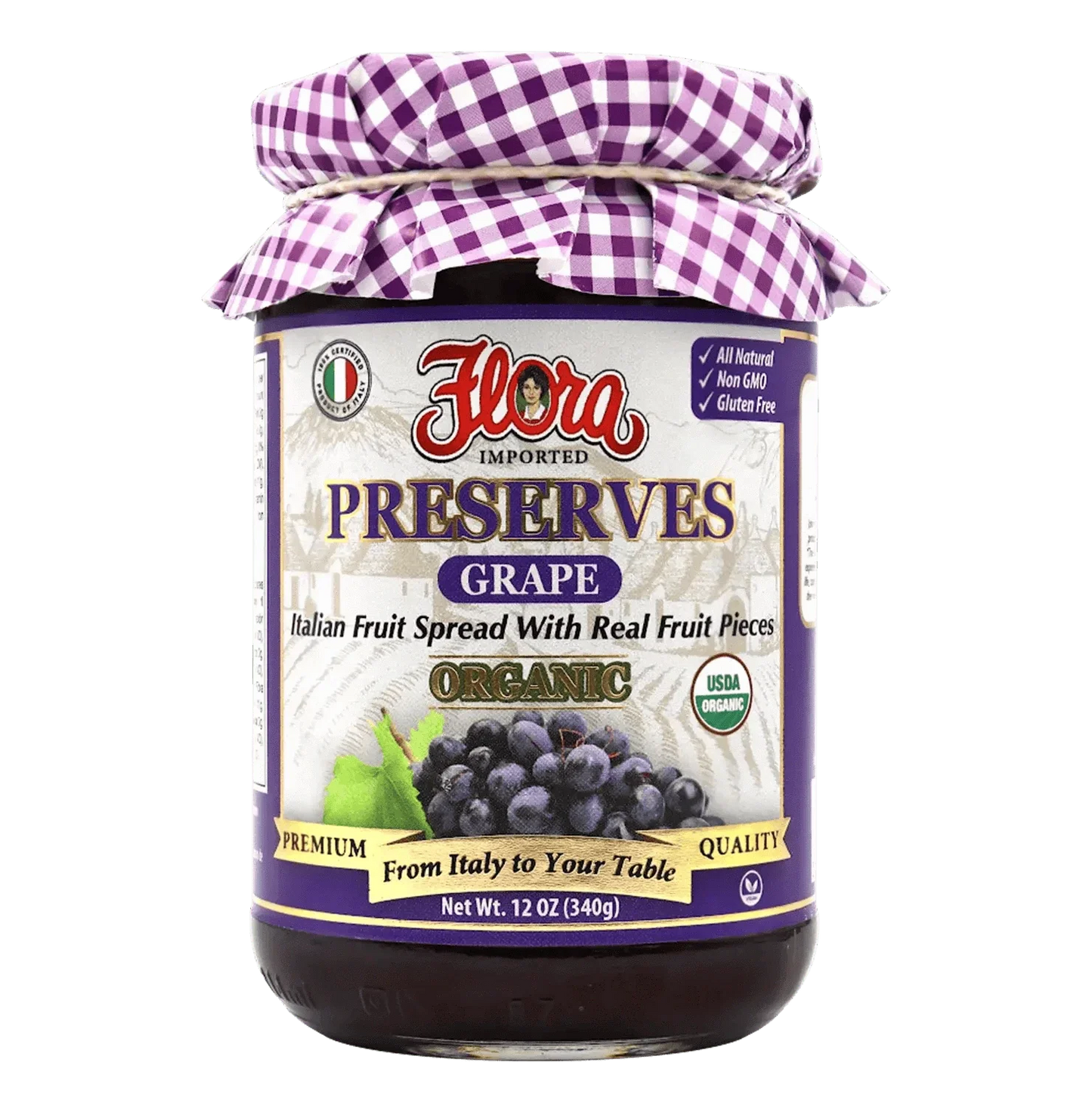 Preserves - Grape Organic - 12 oz