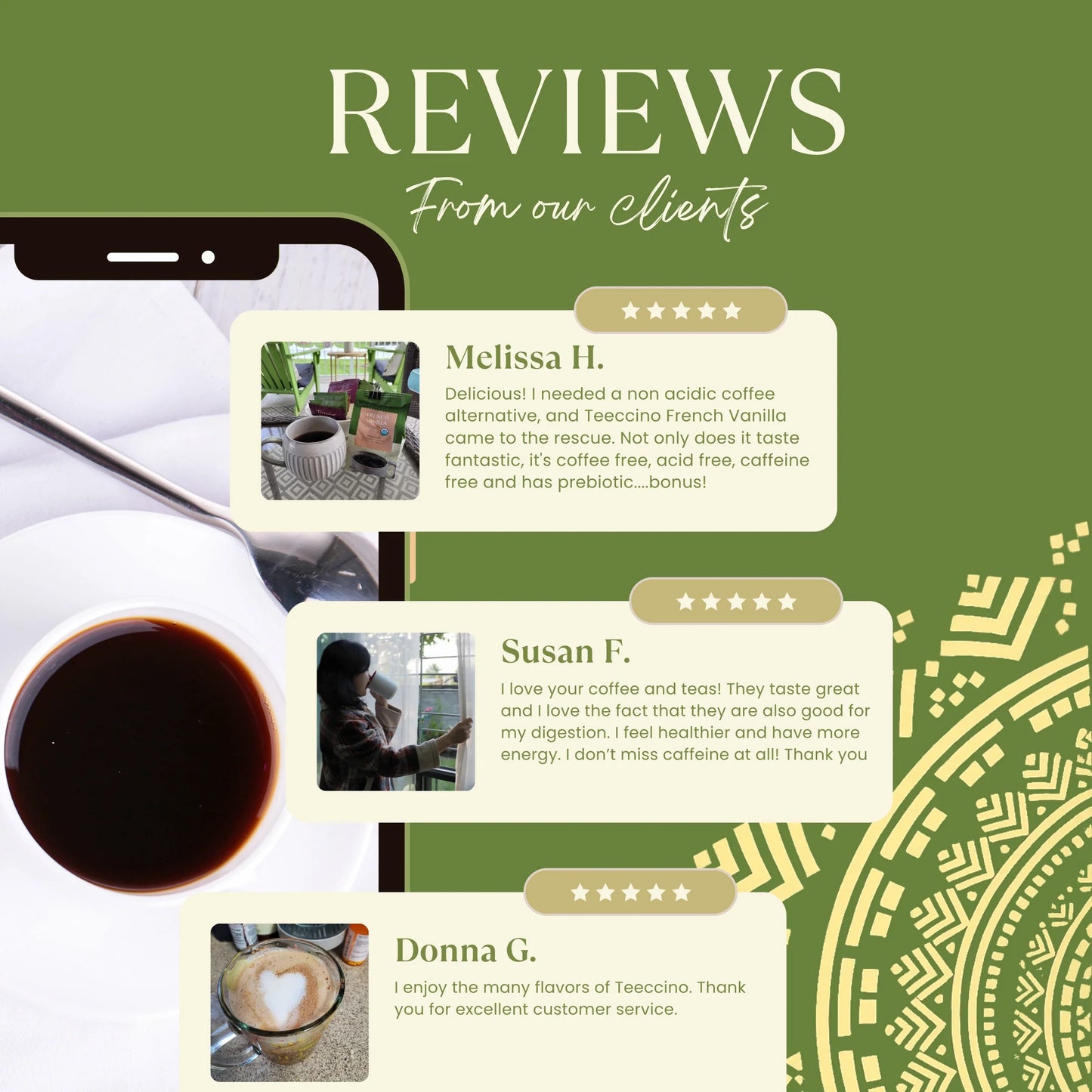 French Vanilla Chicory Herbal Coffee