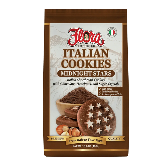 Midnight Stars - Italian Shortbread Cookies - 10.6 oz
