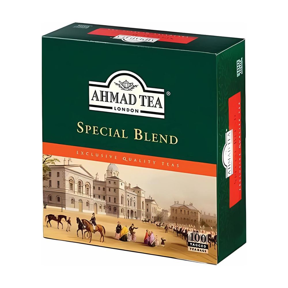 Ahmad Special Blend Black Tea 100 tagged tea bags