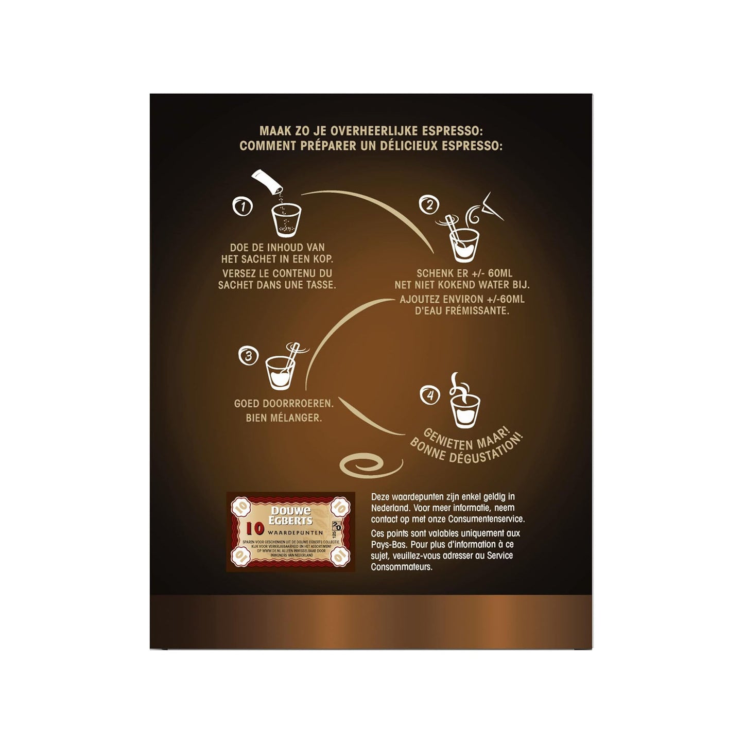 Douwe Egberts Instant Espresso Sticks 25ct