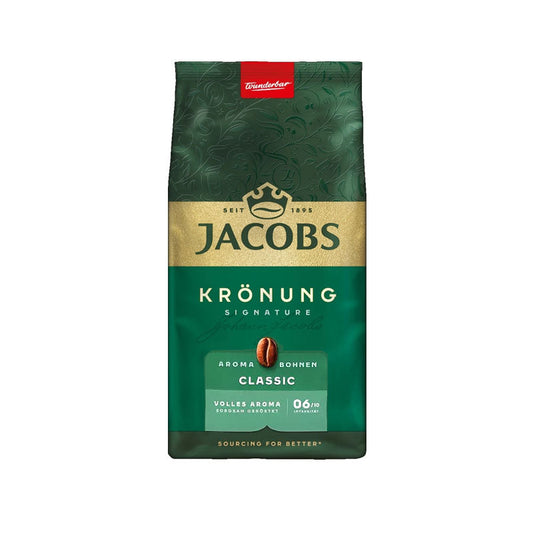 Jacobs Kronung Whole Bean Coffee 17.6oz/500g
