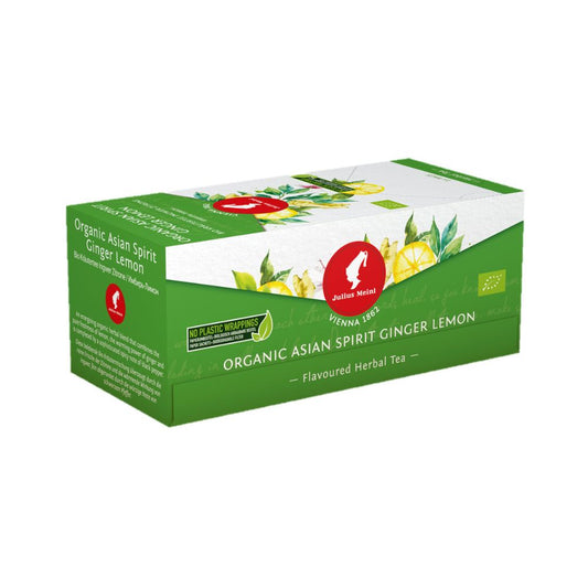 Julius Meinl Organic Asian Spirit Ginger Lemon Herbal Tea Bags 25ct