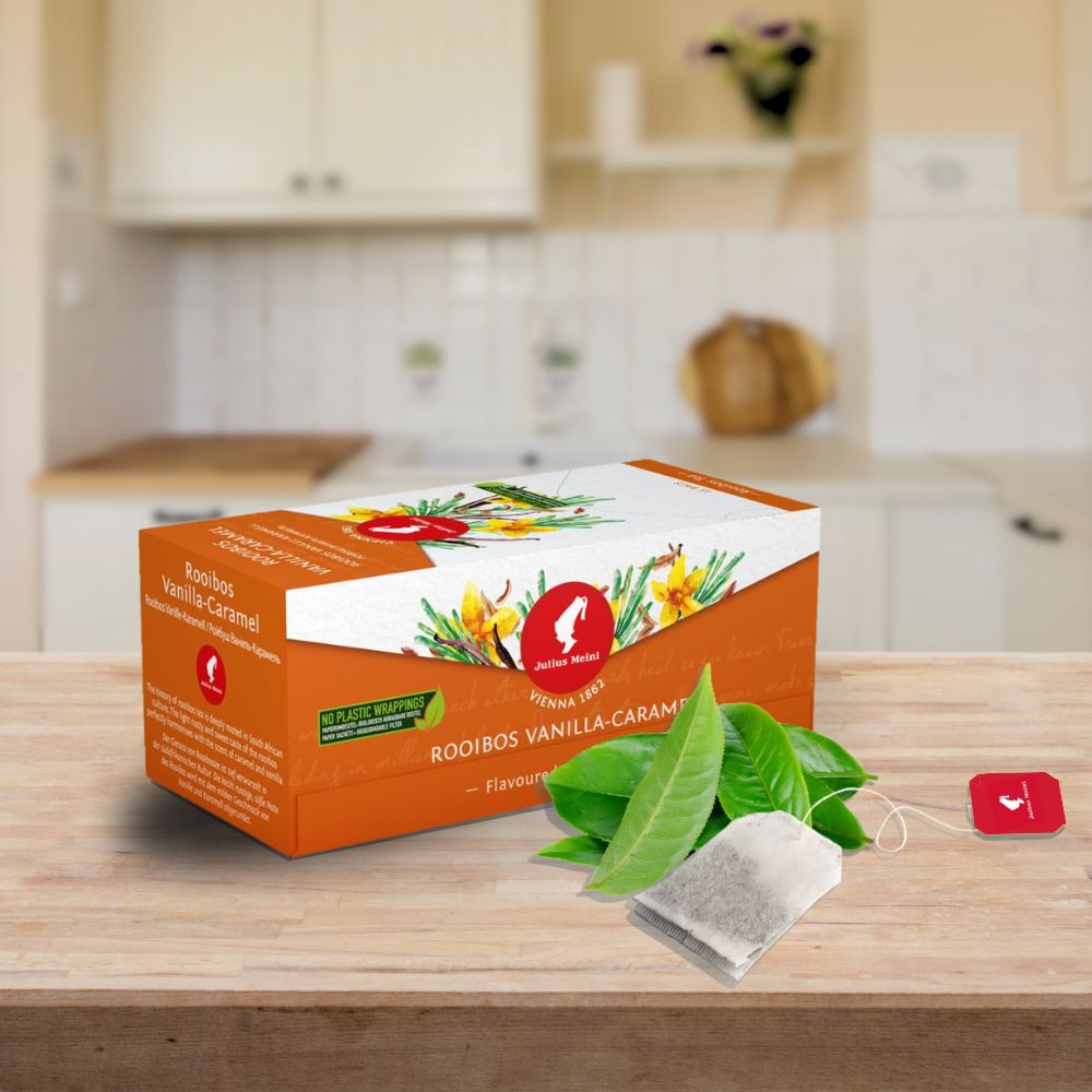 Julius Meinl Vanilla Caramel Rooibos Tea Bags 25ct