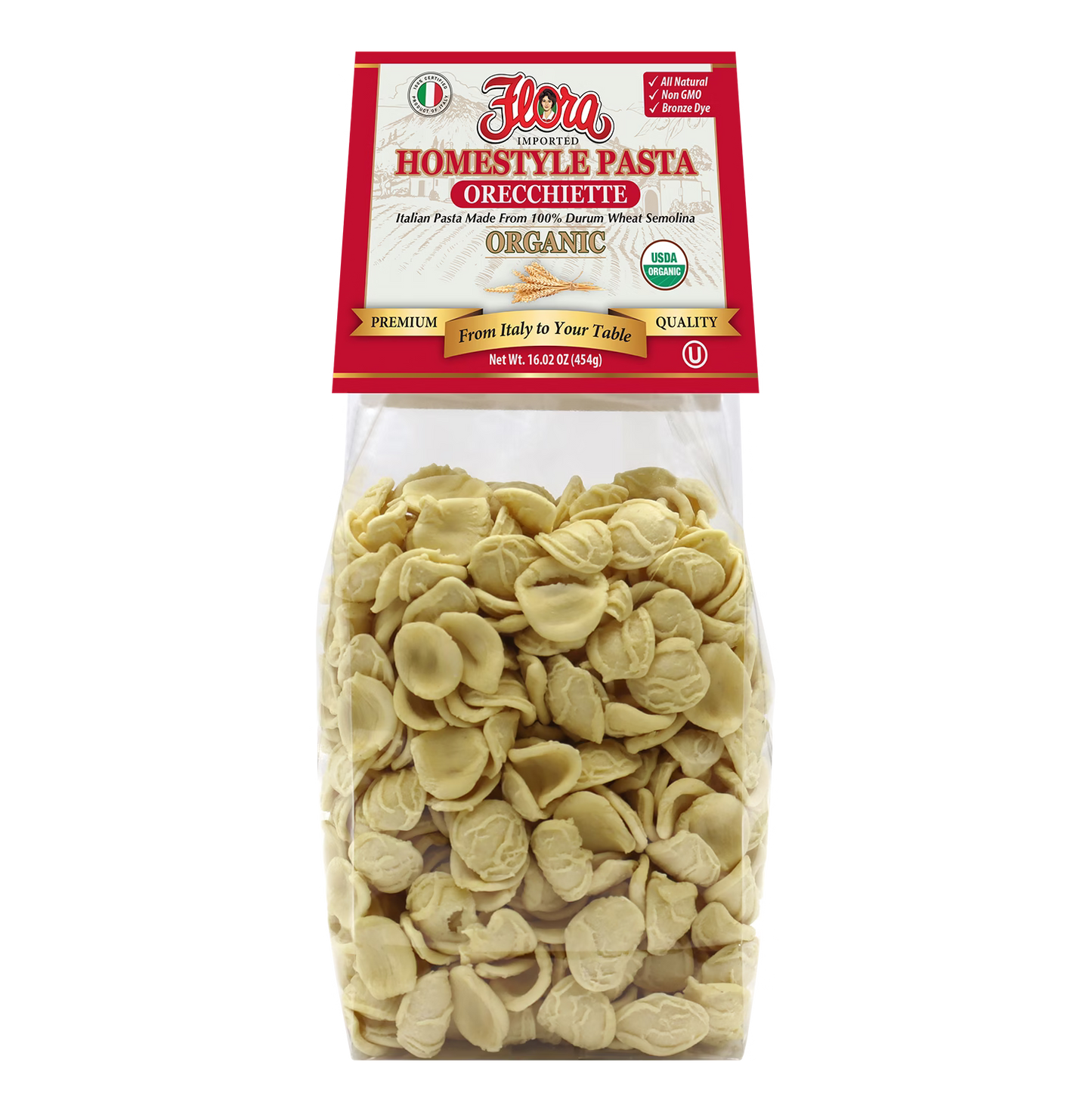 Homestyle Orecchiette Pasta - Organic - 16.02 oz