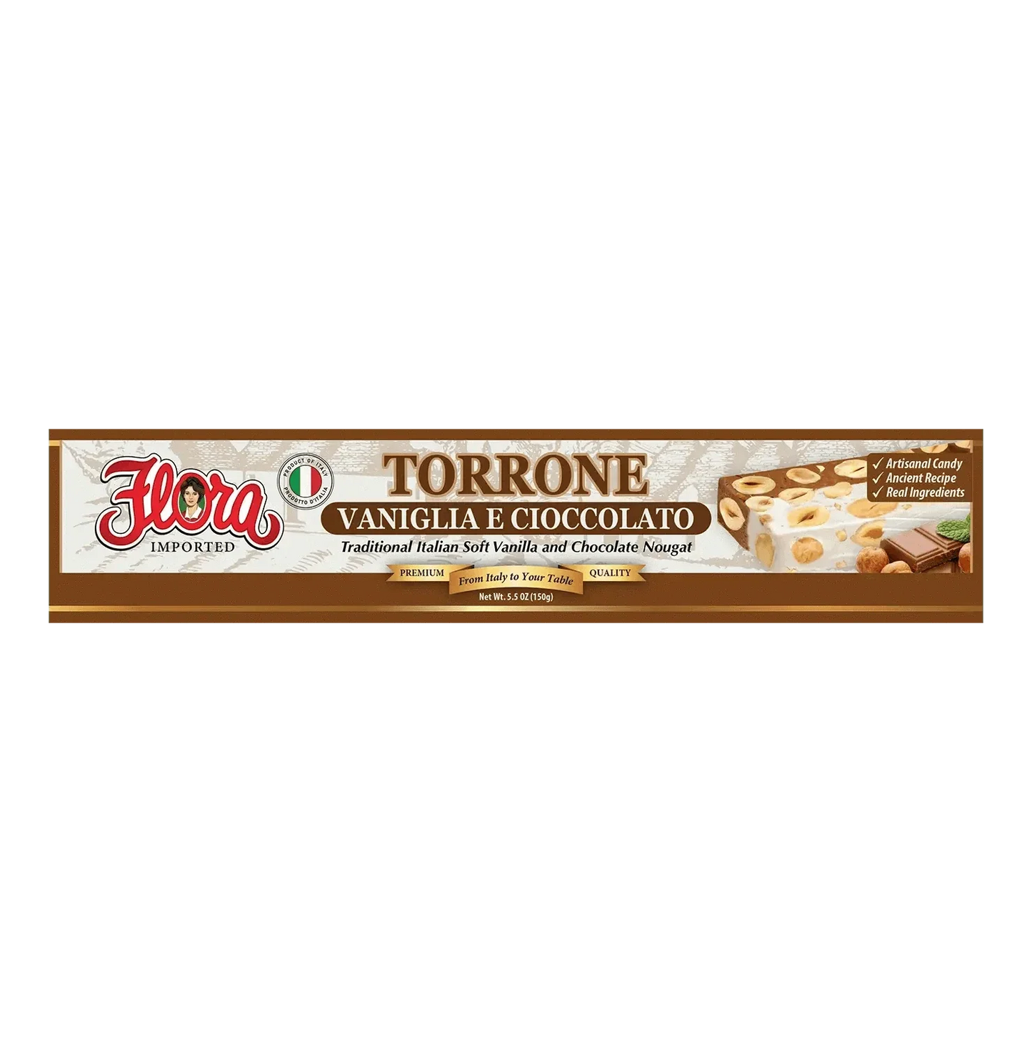 Torrone - Vanilla and Chocolate - 5.53 oz