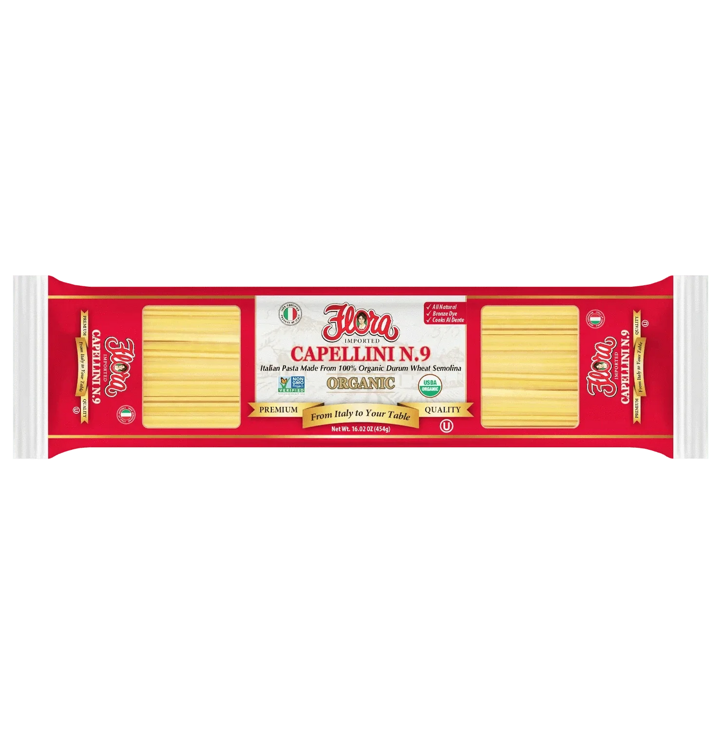 Capellini Pasta No. 9 - Organic - 16.02 oz