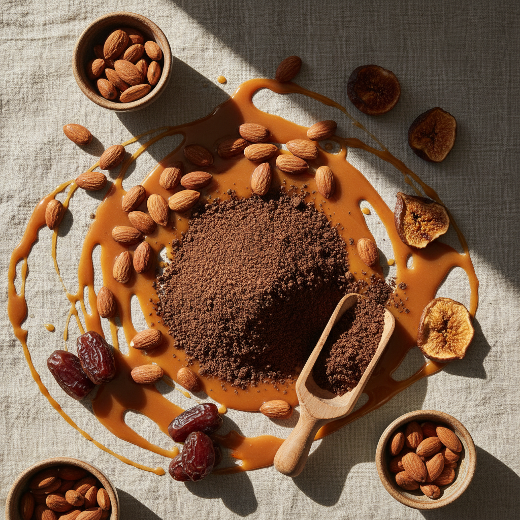 Caramel Nut - Flat Lay