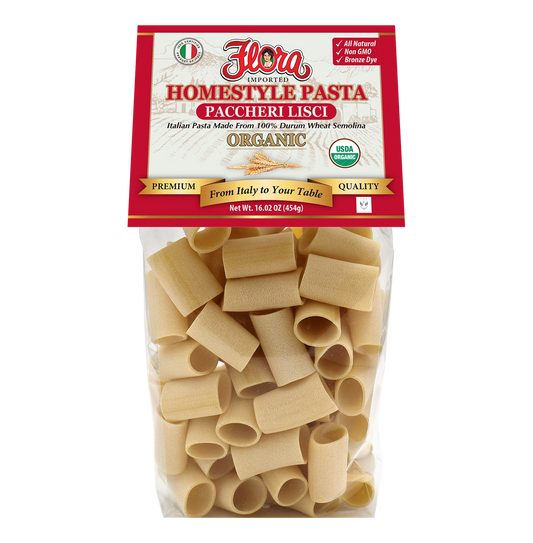 Homestyle Paccheri Lisci Pasta - Organic - 16.02 oz