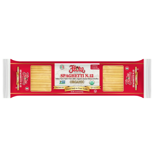 Spaghetti Pasta No. 12 - Organic - 16.02 oz