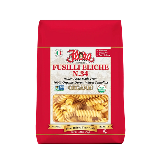 Fusilli Eliche Pasta No. 34 - Organic - 16.02 oz
