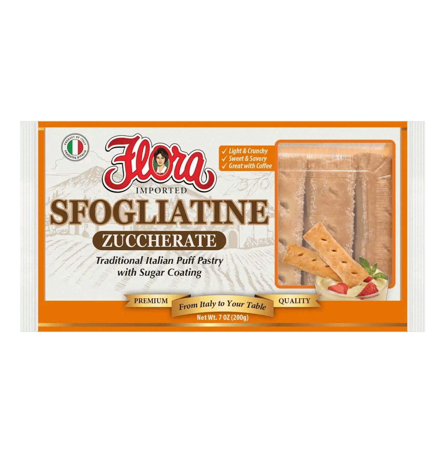 Sfogliatine - Zuccherate - 7 oz