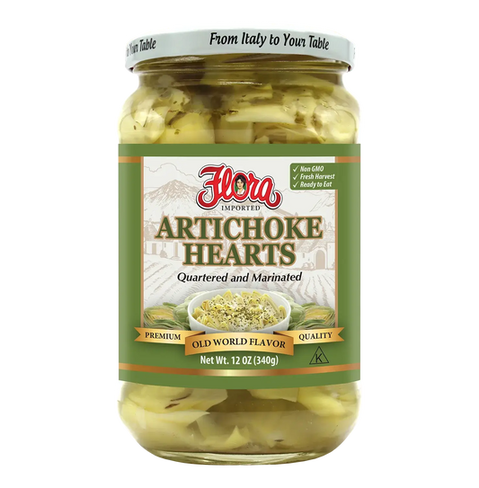 Artichoke Hearts - Quartered and Marinated - 12 oz