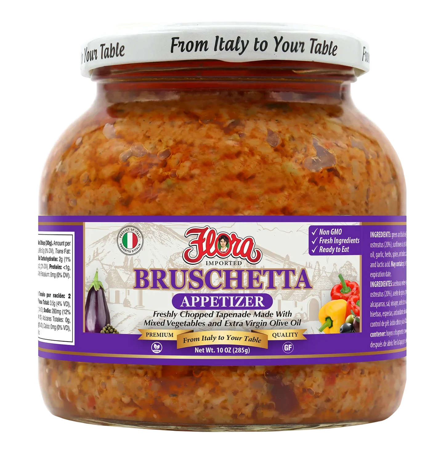 Bruschetta - Appetizer Tapenade - 10 oz
