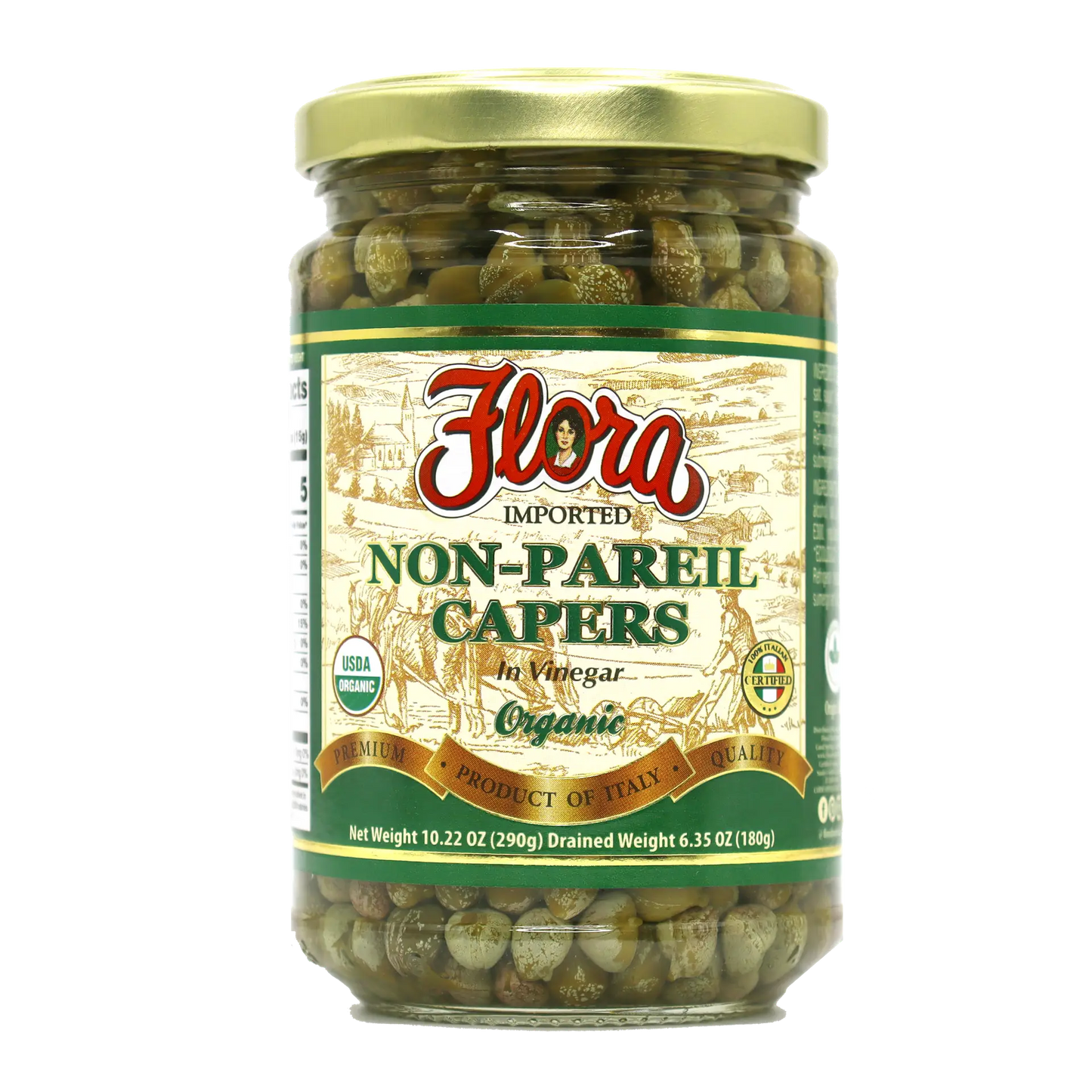 Capers - Non-Pareil Organic In Vinegar - 10.22 oz