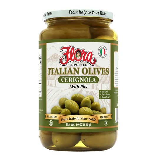 Cerignola Olives - With Pits - 19 oz