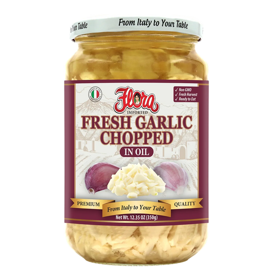 Fresh Garlic - Chopped In Oil - 12.35 oz