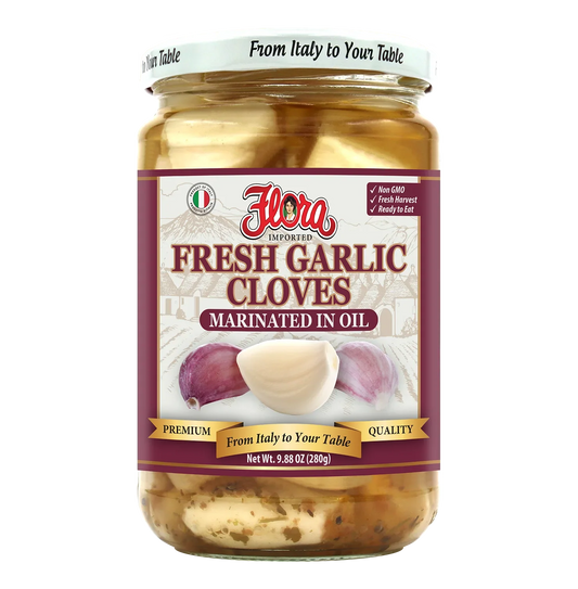Fresh Garlic Cloves - Marinated In Oil - 9.88 oz