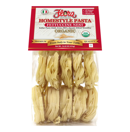 Homestyle Fettuccine Pasta Nest - Organic - 16.02 oz