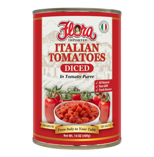 Italian Diced Tomatoes - In Tomato Puree - 14 oz