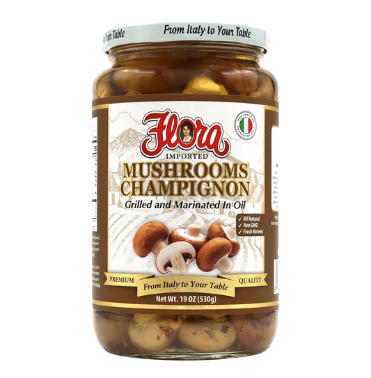 Mushrooms - Champignon Grilled and Marinated In Oil - 19 oz