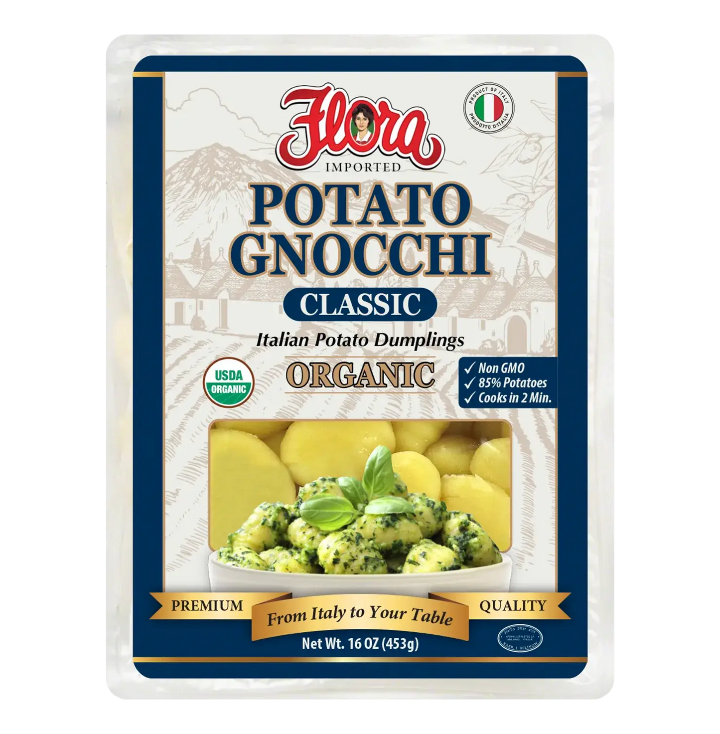 Potato Gnocchi - Classic Organic - 16 oz