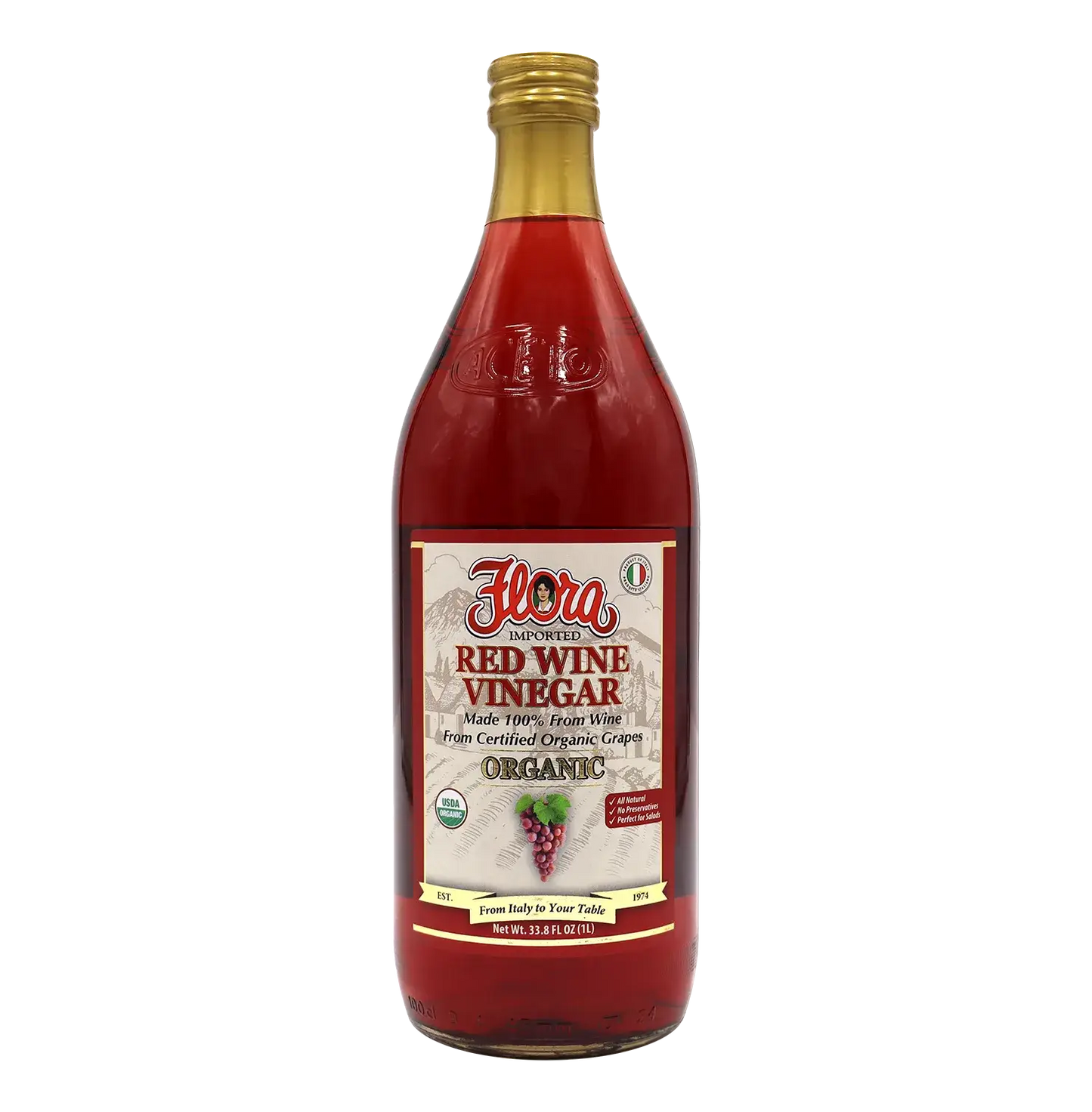 Red Wine Vinegar - Organic - 1 L
