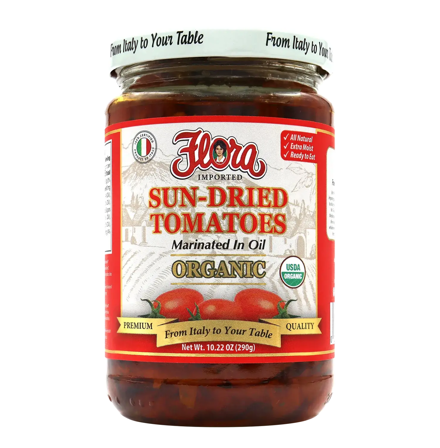 Sun-Dried Tomatoes - Marinated In Oil Organic - 10.22 oz