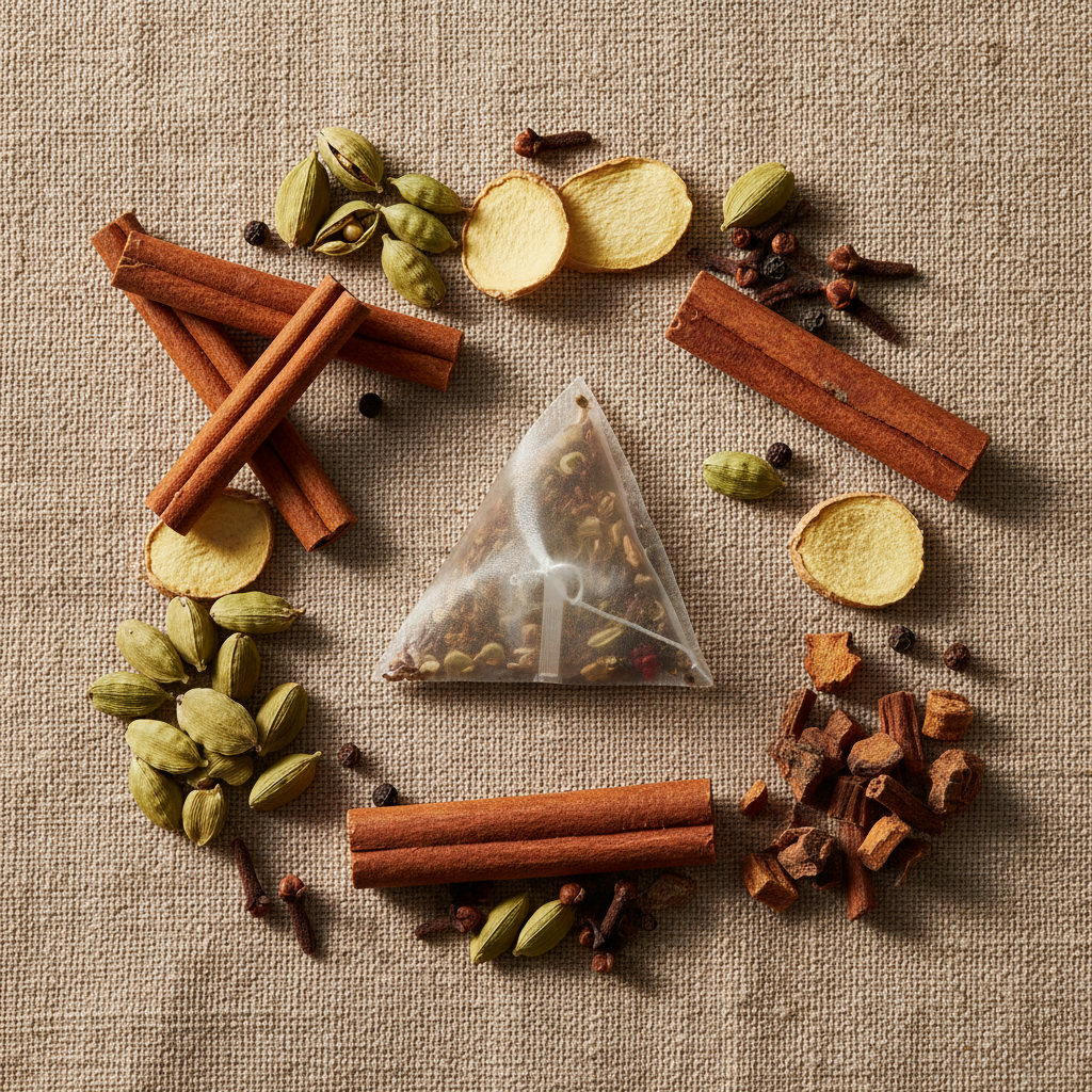Red Chai - Flat Lay