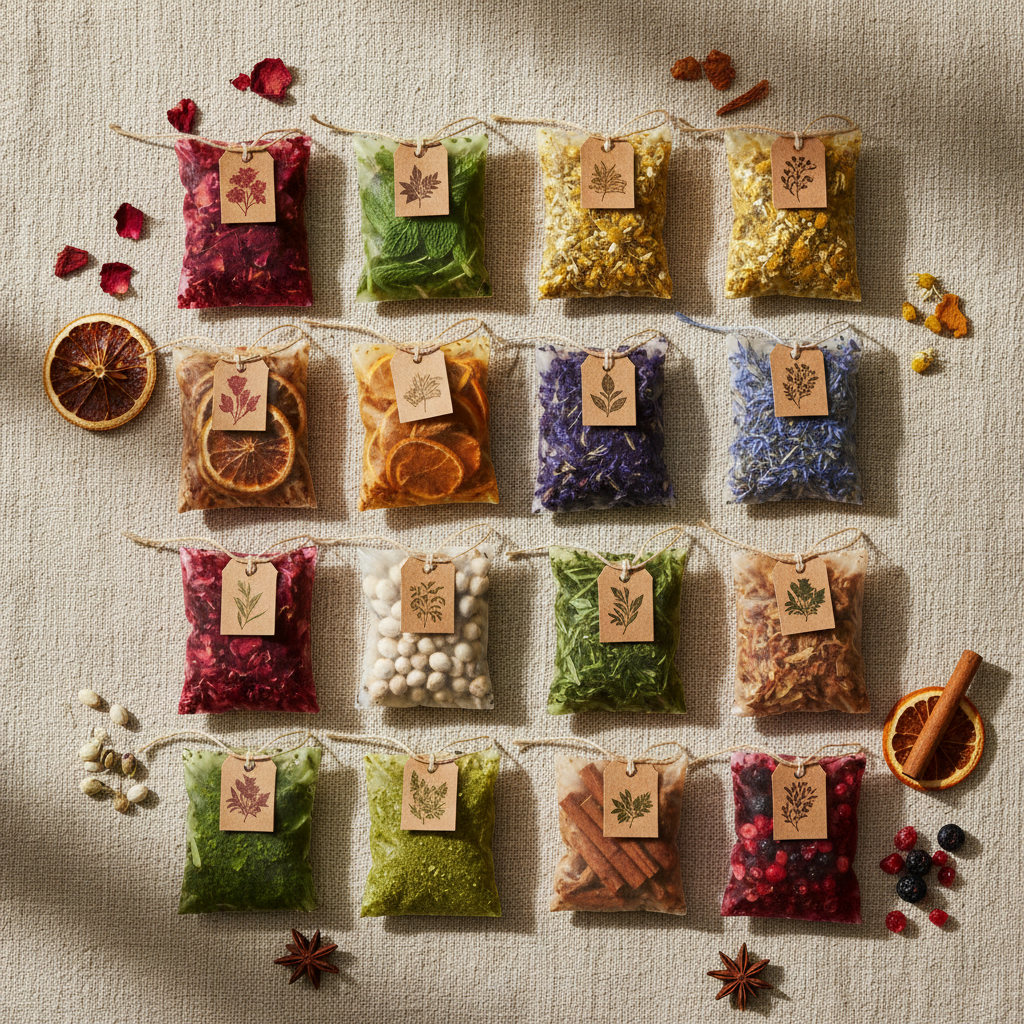 Sampler - Flat Lay